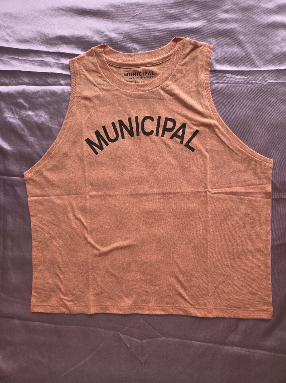 NWT Women's Municipal Athletic Tank Top Rust - Size L